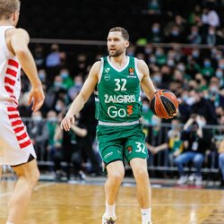 „Žalgiris“ – „Olympiacos“ rungtynių akimirka | Eriko Ovčarenko / BNS foto nuotr. 6