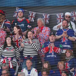 Švedijos – Didžiosios Britanijos rungtynių akimirka | IIHF nuotr. 2