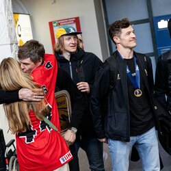 Lietuvos rinktinė sugrįžo su I-ojo diviziono B grupės nugalėtojų taure | Pauliaus Peleckio / BNS foto nuotr. 4