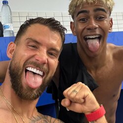 „Barcelona“ šventės akimirkos rūbinėje | Klubo nuotr. 2