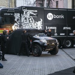 Benediktas Vanagas pristatė „Inbank Team Pitlane“ komandą | Mildos Kolesnikovaitės / BNS foto nuotr. 4