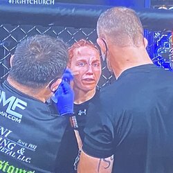 Kayla Harrison prieš Courtney King | Youtube.com nuotr. 4