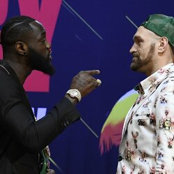 Deontay Wilderis ir Tysonas Fury | Scanpix nuotr. 1