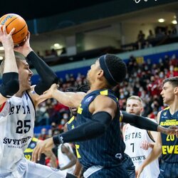„Rytas“ – „EWE Baskets“ rungtynių akimirka | Luko Balandžio / BNS foto nuotr. 4
