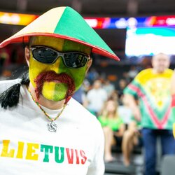 Lietuvos rinktinės sirgaliai | Žygimanto Gedvilos / BNS foto nuotr. 5