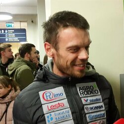 Lietuvių sugrįžimas iš Dakaro ralio Vidmanto Balkūno / BNS foto nuotr. 2