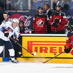 Kanada – JAV rungtynių akimirka | IIHF nuotr. 5