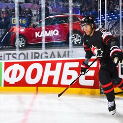 Kanadiečių ir danų rungtynės | IIHF nuotr. 1