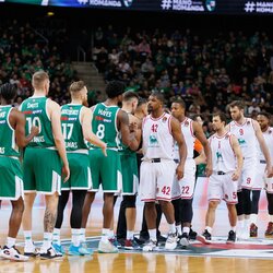 „Žalgiris“ – „AX Armani“ rungtynių akimirka | Eriko Ovčarenko / BNS foto nuotr. 1