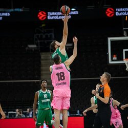 „Žalgiris“ – „Barcelona“ rungtynių akimirka | Sportas.lt/Tito Pacausko nuotr. 1