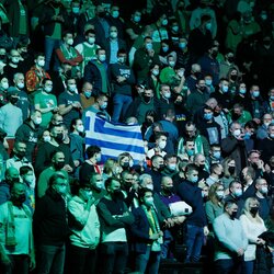 „Žalgiris“ – „Olympiacos“ rungtynių akimirka | Eriko Ovčarenko / BNS foto nuotr. 3