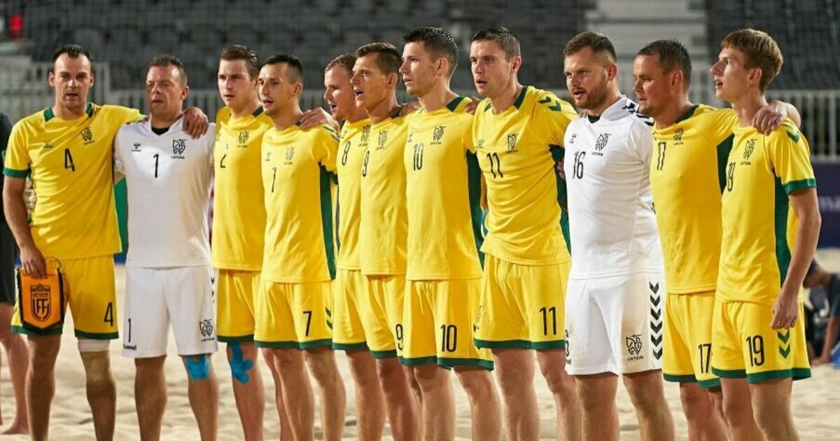 La squadra lituana di beach soccer è la vincitrice della divisione B del Campionato Europeo!
