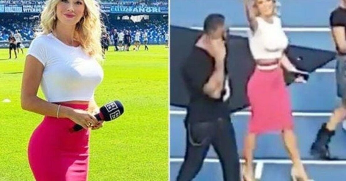 Una giornalista sportiva italiana ha risposto a un coro osceno lanciato contro di lei dai tifosi del Napoli