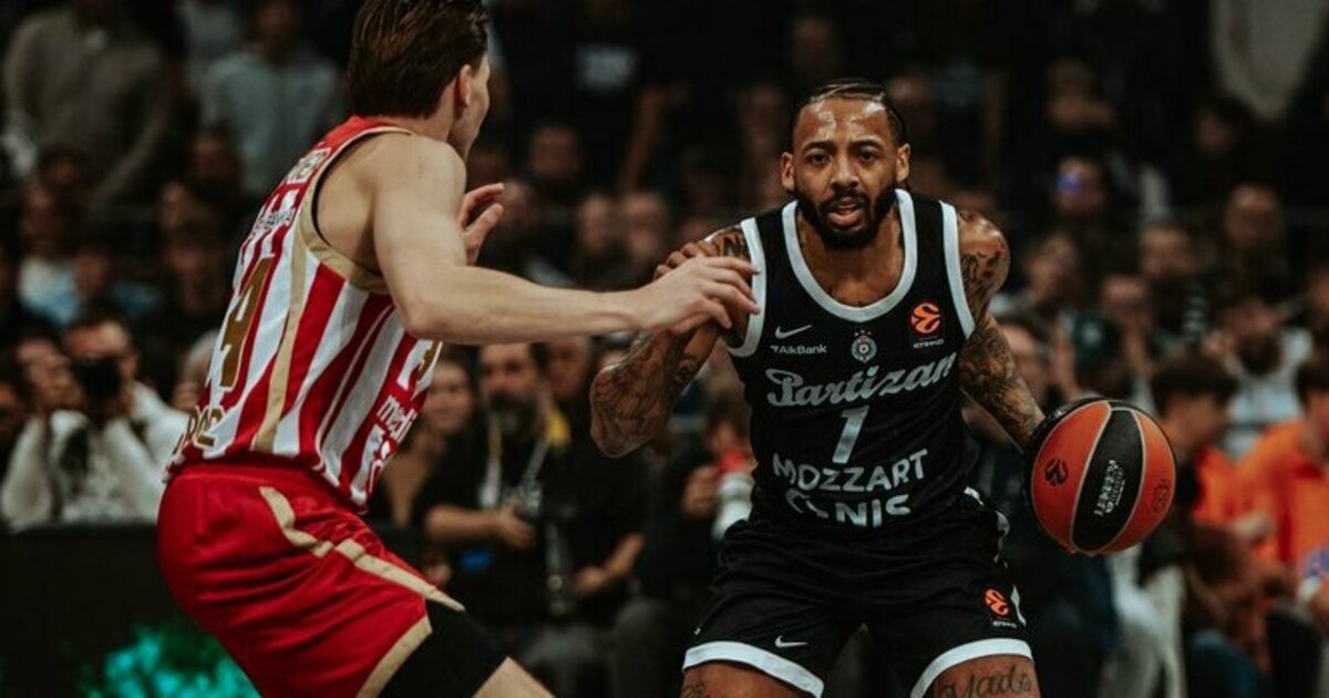 Photo : Sportas.lt KK Partizan bat l'Étoile rouge en prolongation en Euroligue