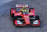 „IndyCar“ lenktynėse – dar vienas sėkmingas Malūko pasirodymas: nesutrukdė net ir incidentai