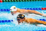 Lietuvos plaukimo rinktinė diskvalifikuota pasaulio čempionate: D.Margevičius per anksti įšoko į baseiną