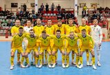 Dviejų įvarčių deficitą naikinusi Lietuvos futsal rinktinė nugalėjo Kosovą