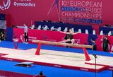 Ū.Bikinaitė išbandė jėgas Europos sportinės gimnastikos čempionate