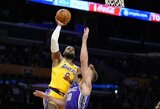„Kings“ su D.Saboniu pasirengimą pradėjo nušluodama „Lakers“ 
