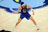 K.Thompsonas paskutinę minutę nulėmė „Warriors“ pergalę Vakarų pusfinalyje