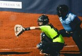 Lietuvos moterų softbolo rinktinė po įtemptos kovos nusileido slovakėms