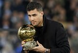 Rodri pareiškė negalintis gerbti „Real“ sprendimo boikotuoti „Ballon d‘Or“ ceremoniją  