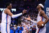 71 tašką pelnęs „Thunder“ duetas priartino komandą prie titulo