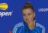 M.Sakkari rizika pasiteisino: graikė užims K.Muchovos vietą prestižiniame „WTA Finals“ turnyre