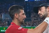 Po netikėto pralaimėjimo Djokovičius atidavė pagarbą varžovui, bet neatsakė į visus dominusį klausimą
