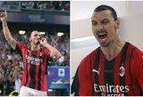 Po „AC Milan“ triumfo – įkvepianti Z.Ibrahimovičiaus kalba ir apvogtas S.Pioli