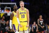 Atkrintamųjų karjeros rungtynes sužaidęs snaiperis vedė „Lakers“ į pergalę