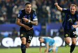 „Inter“ per pridėtą laiką išplėšė pergalę ir Italijos Supertaurę
