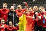 Pirmosios Vilniuje vykstančio Billie Jean King taurės turnyro nugalėtojos – Belgijos ir Turkijos tenisininkės