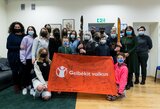 Vaikai perdavė D.Vaičiuliui organizacijos „Gelbėkit vaikus“ vėliavą ir savo tikslus