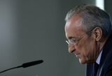 Palikti pareigų neketinantis Florentino Perezas: „Nesuprantu, kodėl spauda mus kritikuoja“