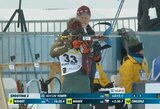 18 taikinių iš 20 numušęs M.Fominas pagerino poziciją pasaulio jaunimo biatlono čempionate