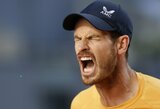 A.Murray‘us ilgai lauktą pergalę iškovojo perėjęs į ATP „Challenger“ turą, protestą surengęs H.Mayot įsiutino N.Borgesą