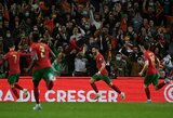 Portugalijos ir Lenkijos rinktinės iškovojo kelialapius į pasaulio futbolo čempionatą 