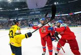 Trileris ant ledo: čekai iššvaistė trijų įvarčių persvarą, bet sugebėjo patiesti švedus