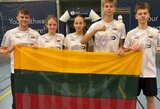 Lietuviai sėkmingai pradėjo Europos jaunučių badmintono čempionatą