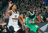 Namų sienas apgynęs „Panathinaikos“ susitvarkė su „Partizan“ iššūkiu