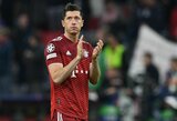 Xavi sulaukė klausimo apie R.Lewandowskio persikėlimą: „Nėra pats geriausias metas apie tai kalbėti“