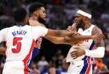 Detroite – krepšininkų konfliktas ir dramatiška „Knicks“ pergalė