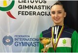 Lietuvos meninės gimnastikos čempionate – du F.Šostakaitės aukso medaliai