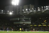 Anglijoje sustabdytos „Watford“ ir „Chelsea“ rungtynės: suteikiama medicininė pagalba žiūrovui