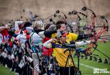 Gūsingu vėju pažymėtame pasaulio šaudymo iš lanko čempionate aukščiausiai pakilo I.Timinskienė