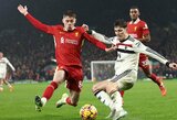 Principinių varžovų dvikovoje „Liverpool“ ir „Manchester United“ išsiskyrė taikiai