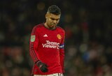 Naują traumą patyręs Casemiro praleis rungtynes su „Fulham“