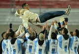 Pasaulio taurės atrankoje Argentina užtikrintai įveikė Čilę, sirgalių meilės sulaukęs A.Di Maria pratrūko ašaromis