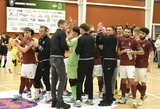 Futsal A lyga: rezultatyvi centrinė dvikova ir čempionų vargas išvykoje